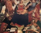 The Trinity, the Virgin and Two Saints - 路加·西诺雷利